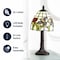Jonathan Y Hummingbird Tiffany-Style 12" LED Table Lamp, Bronze JYL8014A - alternate 5