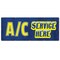 Signmission AC Service Here, 48 Inch, Banner B-120-30338 - alternate 1