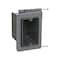 Carlon Electrical Box 22-1/2 cu in Rectangle Plastic 1 gang Black Black FN-23 - alternate 2