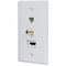 Monoprice Recessed HDMI Wall Plate HDMI/Cat5E 12097 - alternate 1