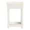 Baxton Studio Terentia Nightstand with Bobbin Legs - 1-Drawer Bedroom Side Table with Storage Shelf, White 266-14633-ZORO - alternate 4