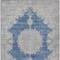 Homeroots 5' X 8' Navy Blue And Ivory Oriental Washable Indoor Outdoor Area Rug 597741 - alternate 2