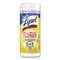 Lysol Disinfecting Wipes, 1-Ply, 7 x 7.25, Lemon and Lime Blossom, White, 35 Wipes 19200-81145 - alternate 1