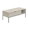 Monarch Specialties Coffee Table, 42"L, Rectangular, Cocktail, Lift-top, Washed Oak, Black Metal, Contemporary, Modern I 3807 - alternate 1