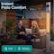 Serenelife Infrared Patio Heater, Electric Patio Heater with Remote Control, 1500 W, Indoor/Outdoor Heaters for SLOHT42 - alternate 2
