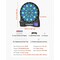 Vevor Electronic Dartboard LED-Illuminated with 48 Games & 500+ Variations 9449 - alternate 2