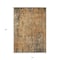 Homeroots 10' X 14' Copper And Brown Abstract Washable Indoor Outdoor Area Rug 606055 - alternate 3