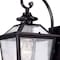 Homeroots Matte Black Terrarium Shape Wall Light 398645 - alternate 3