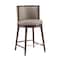 Manhattan Comfort Evalyn Counter Stool  in Taupe - Set of 2 2-CS021-TP - alternate 5