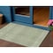 Homeroots 3' X 5' Green And Ivory Chevron Washable Indoor Outdoor Area Rug 612250 - alternate 1