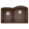 Blanco Diamond 1-3/4 Low Divide Reverse, Cafe Brown 441609 - alternate 1