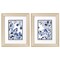 Homeroots Set Of Two Indigo Song Gold Framed Print Wall Art, 2PK 521525 - alternate 2