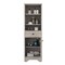 Homeroots 17" Light Gray Wood Freestanding Single Door Bathroom Vanity 543597 - alternate 2
