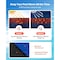 Vevor Solar Pool Cover 18 ft Round Pool Bubble Cover 16 Mil Pools Solar Blanket 400-18 - alternate 4