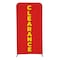 Showdown Displays 3 Ft W X 72 In H Eurofit Straight Wall Kit (Polyester Knit) - Clearance Red 908100-002 - alternate 3
