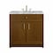 James Martin Vanities Bellshire 36" Single Vanity, Honey Oak w/ 3 CM Carrara Marble Top 660-V36-HNO-3CAR - alternate 1