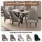 Leisuremod Elara Collection Wooden Dining Chair in Two-Tone Grey EC59GR - alternate 3