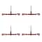 Mytee Products Ratchet Load Binder 3/8in 1/2in Chain Binders Tie Down, 4PK CBRS38x4 - alternate 1