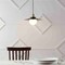 Jonathan Y Hadley 14.5" 1-Light Scandinavian Farmhouse Iron/Frosted Glass LED Pendant, Oil Rubbed Bronze/Brass G JYL1328A - alternate 2