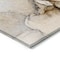 Homeroots 8' Runner Beige Abstract Washable Non Skid Indoor Outdoor Runner Rug 559668 - alternate 3