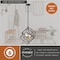 Vaxcel Rad 4-Light 17.5 in W Black and Brass Gold Mid-Century Modern Cage Pendant Ceiling Fixture P0372R - alternate 5