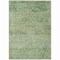 Homeroots 5' X 8' Artichoke Green And Ivory Abstract Washable Indoor Outdoor Area Rug 631582 - alternate 3