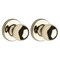 Kwikset 488P 3 CP Half-Inactive, Universal Dummy Door Knob, 1-7/8 in Dia Knob, Polished Brass 488P 3 CP - alternate 2