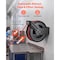 Vevor Retractable Welding Hose Reel 1/4 in x 100FT Oxygen Acetylene Rubber Hose WDHRS02-RTW14100A - alternate 3