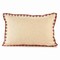 Homeroots Set of Two Ivory And Red Lumbar Christmas Cotton Throw Pillow Covers, 2PK 588350 - alternate 2