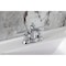 Kingston Brass Double-Handle 4" Centerset Bathroom Faucet with Pop-Up Drain, Polished Chrome FB7611CML - alternate 3
