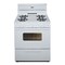 Premier Gas Range, Electronic Spark, 4 Open Burners, 30 inW x 46 inH x 26 inD, 3.91 cu. ft. Oven, White 805790 - alternate 2