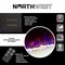 Northwest 54in Wall Mounted Electric Fireplace Heater with Remote Control Adjustable LED Flame Color 80-2000A-54-SS - alternate 2