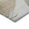 Homeroots 3' X 5' Gray Silver And Rust Abstract Washable Indoor Outdoor Area Rug 616754 - alternate 2