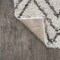 Jonathan Y Soller Diamond Trellis Shag Beige/Dark Gray 8 ft. x 10 ft. Area Rug SHG103A-8 - alternate 4