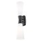 Z-Lite Emrys Matte Black 2 Light Wall Sconce 4504-2SL-MB - alternate 2
