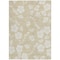 Homeroots 8' X 10' Beige And Ivory Floral Washable Indoor Outdoor Area Rug 599859 - alternate 5