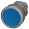 Siemens Pushbutton, 22 mm, round, metal, shiny, blue, pushbutton, flat 3SU1050-0AB50-0AA0-ZY15 - alternate 2