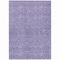 Homeroots 5' X 8' Lavender And Ivory Geometric Washable Indoor Outdoor Area Rug 613561 - alternate 2
