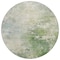Homeroots 8' Artichoke Green And Ivory Round Abstract Washable Indoor Outdoor Area Rug 605502 - alternate 4