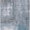Homeroots 5' X 8' Blue Gray And Ivory Abstract Washable Indoor Outdoor Area Rug 603612 - alternate 4