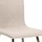Homeroots Set of Four Beige and Gold Upholstered Fabric Dining Side Chairs, 4PK 568008 - alternate 4