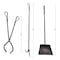 Kings County Tools 3PC Fireplace Tool Set Hand Forged Iron Fireplace Tools for Fireplaces, Fire Pits, or Woodstoves GW89A05-13 - alternate 4