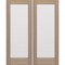Doornmore G101, 66.5" x 82" ( 2x32" Door) Left Hand, Mahogany Full Lite Exterior Door G101-SW-3280_2_LI - alternate 3