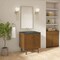James Martin Vanities Laurent 30" Single Vanity, Honey Oak w/ 3 CM Parisien Bleu Silestone Top 545-V30-HNO-3PBL - alternate 3