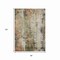 Homeroots 8' X 10' Olive Green And Ivory Abstract Washable Indoor Outdoor Area Rug 616181 - alternate 2