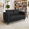 Flash Furniture HERCULES Artemis Black LeatherSoft Reception Loveseat w/2 AC Outlets/1 USB/1 USB-C Ports ZB-8921-2S-BLK-GG - alternate 6