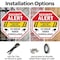 Signmission Security Alert Trespassers Will Be, 6 inch X 6 inch, Plastic Sign, 2PK OC-P-2PACK-6-5 - alternate 4