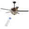 Jonathan Y Ali 48" 3-Light Wrought Iron LED Ceiling Fan With Remote, Oil Rubbed Bronze JYL9704A - alternate 6