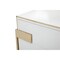 Homeroots 60" Gold and White Solid and Manufactured Wood Six Drawer Double Dresser 490827 - alternate 2