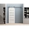 Sartodoors Barn Interior Door, 36" x 96", White QUADRO4117BD-B-WS-3696 - alternate 3